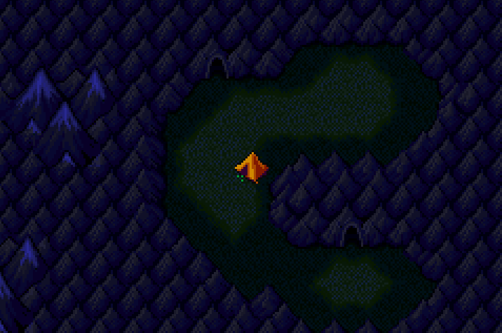 Final Fantasy 4 Tent on World Map